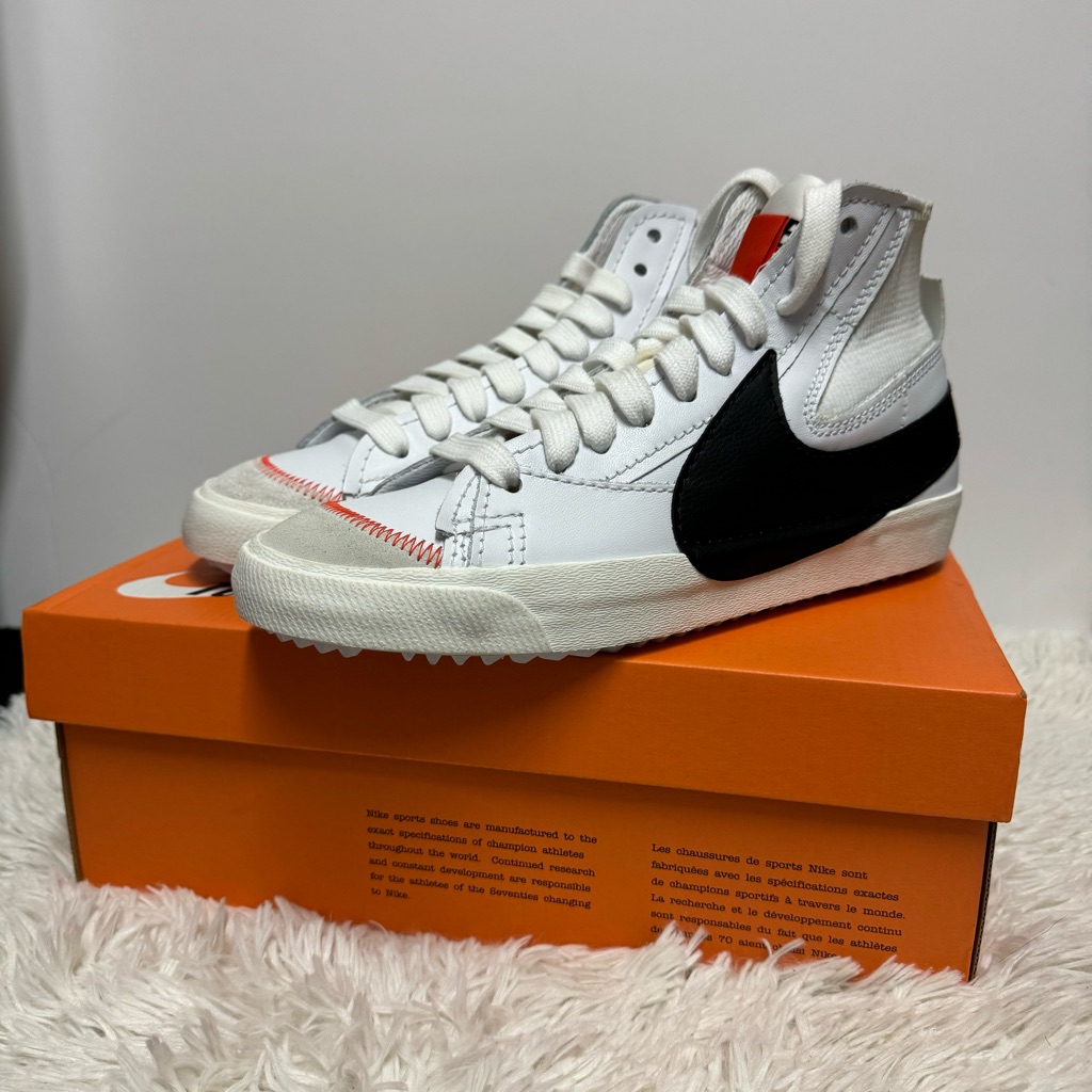 Brand New Nike Blazer 77 Jumbo White Black